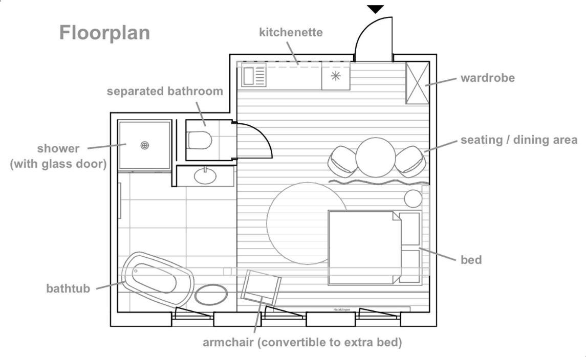 Zentrale 1-Zimmer-Ferienwohnung Mit Digitalem Check In Hof  Kültér fotó